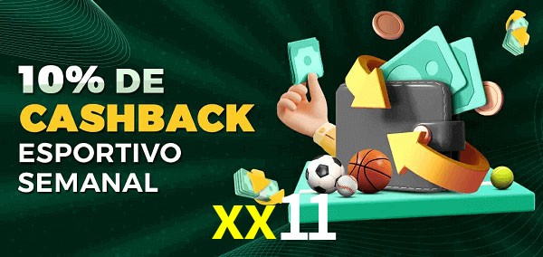 10% de bônus de cashback na xx11
